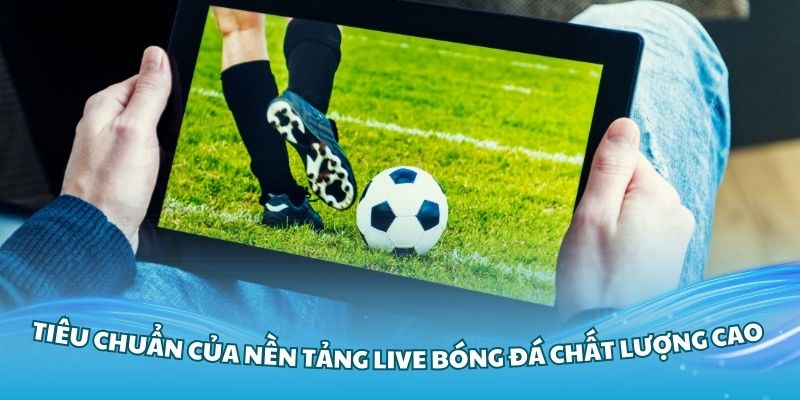 Những tiêu chuẩn của nền tảng live bóng đá chất lượng cao